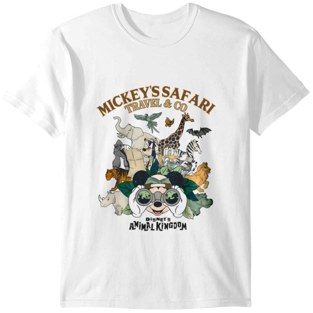 Disney Animal Kingdom Vintage Park Logo Family Trip Graphic Shirt 89